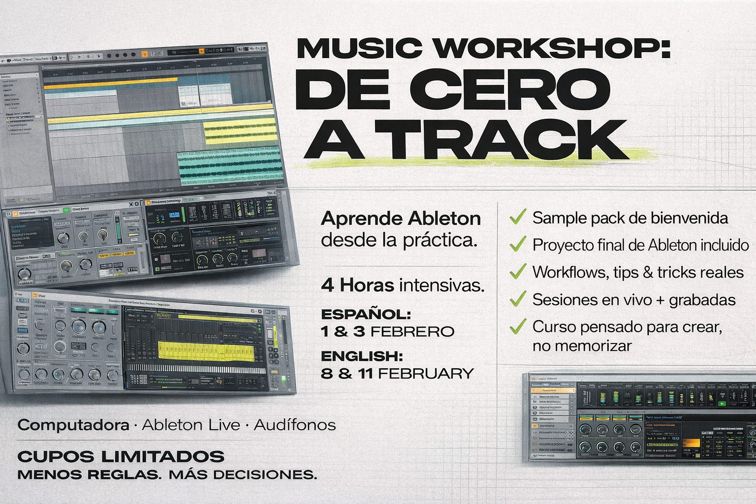 Music Production Workshop — From Zero to Track