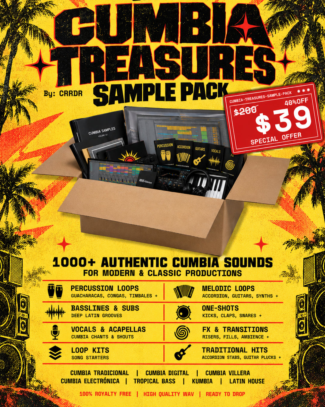 CRRDR CUMBIA TREASURES SAMPLE PACK