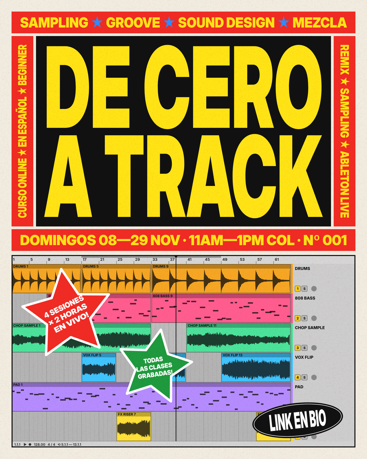 CRRDR MUSIC PRODUCTION WORKSHOP DE CERO A TRACK