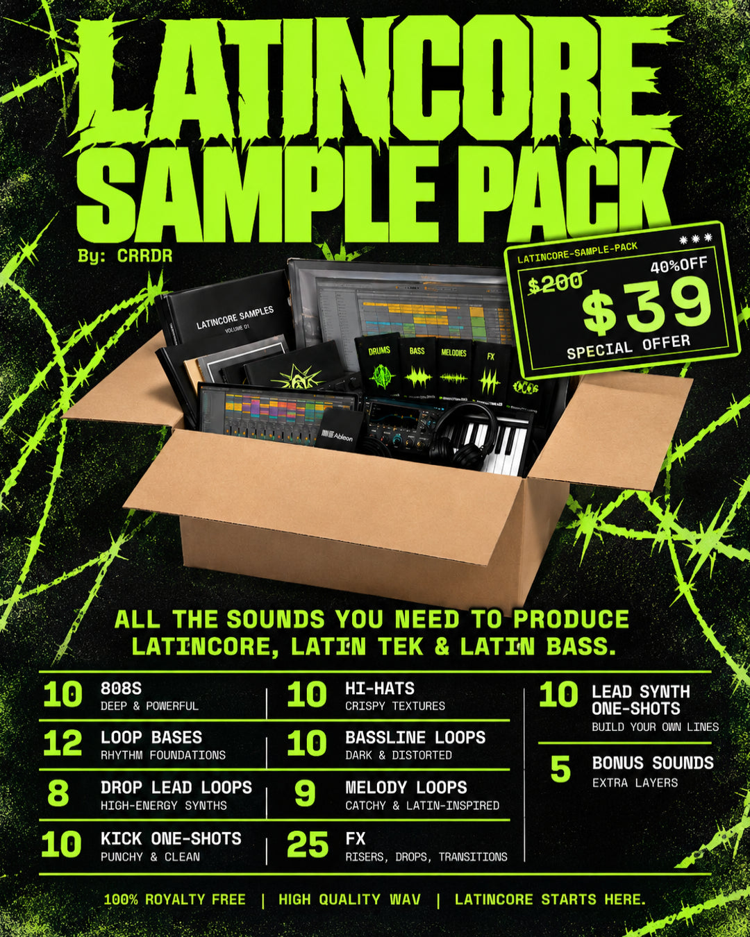 CRRDR LATINCORE SAMPLE PACK
